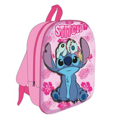 Disney Lilo en Stitch, The Star Dog Roze Mischief 3D rugzak, tas 30 cm