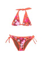 MC2 Saint Barth Kids bikini à fleurs - Rouge - thumbnail