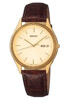 Horlogeband Seiko 7N43-8A99 / SGG470P1 Leder Bruin 18mm