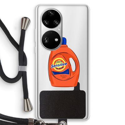 Ultra Sensitive: Huawei P50 Pro Transparant Hoesje met koord