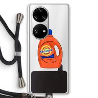 Ultra Sensitive: Huawei P50 Pro Transparant Hoesje met koord