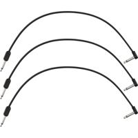 Fender Blockchain 16” Patch Cables Straight/Angle 40 cm (3 stuks)