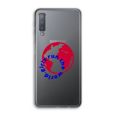 Run The World: Samsung Galaxy A7 (2018) Transparant Hoesje