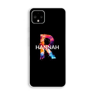 Abstract Spectrum: Pixel 4 XL Transparant Hoesje