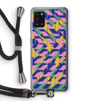 Skew Blush 1: Samsung Galaxy A31 Transparant Hoesje met koord