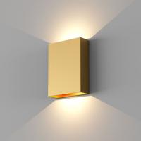 Wandlamp Artdelight Memphis 2 Lichts LED 2700K Dimbaar Warm Goud