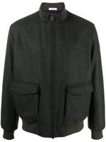 Boglioli veste bomber en laine vierge - Vert - thumbnail