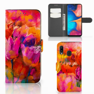 Hoesje Samsung Galaxy A30 Tulips