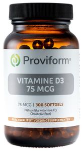 Proviform Vitamine D3 75mcg (300 Softgels)