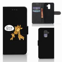 Samsung Galaxy A6 Plus 2018 Leuk Hoesje Giraffe Samsung Galaxy A6 Plus 2018 Leuk Hoesje Giraffe