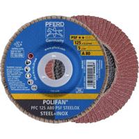 PFERD TOOLS 67748125 PFC 125 A 80 PSF STEELOX Lamellenschijf Diameter 125 mm Boordiameter 22.23 mm RVS, Staal 10 stuk(s) PFERD TOOLS 67748125 PFC 125 A 80 PSF STEELOX Lamellenschijf Diameter 125 mm Boordiameter 22.23 mm RVS, Staal 10 stuk(s)