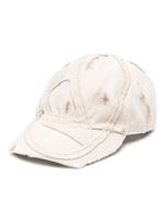 Diesel casquette en coton à logo embossé - Tons neutres