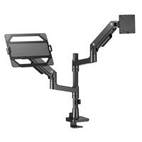 ACT AC8341 monitorarm en laptophouder