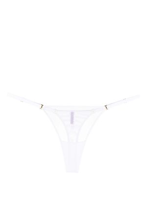 Maison Close string Mini à design transparent - Blanc