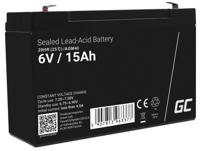 Green Cell AGM40 UPS-accu Sealed Lead Acid (VRLA) 6 V 15 Ah