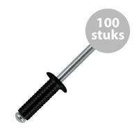 Penn Elcom SG-91514GEk Popnagels 4,8 x 14mm gegroefd zwart (100 stuks)