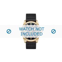Horlogeband Diesel DZ1801 Leder Zwart 24mm