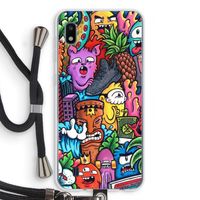 Vexx Mixtape: Samsung Galaxy A10 Transparant Hoesje met koord