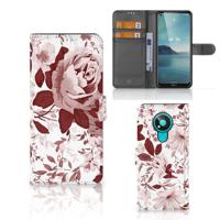 Hoesje Nokia 3.4 Watercolor Flowers Hoesje Nokia 3.4 Watercolor Flowers