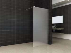 Wiesbaden inloopdouche+muurprofiel 1000x2000 10 mm NANO geheel matglas