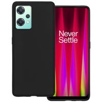 Basey OnePlus Nord CE 2 Lite Hoesje Siliconen Hoes Case Cover -Zwart