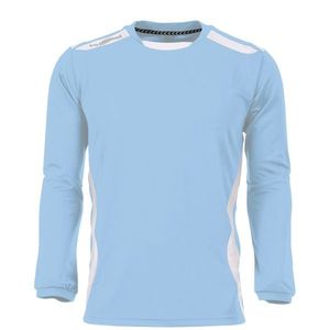 Hummel 111114 Club Shirt l.m. - Sky Blue-White - M