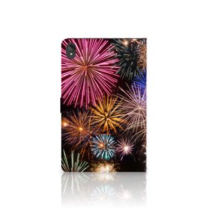 Lenovo Tab P11 | P11 Plus Tablet Hoes met standaard Vuurwerk