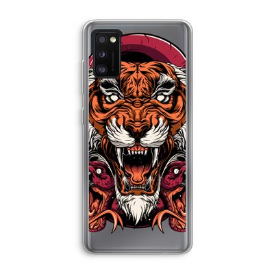 Tiger and Rattlesnakes: Samsung Galaxy A41 Transparant Hoesje