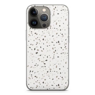 Terrazzo N°14: iPhone 13 Pro Transparant Hoesje