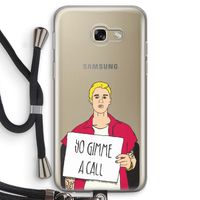 Gimme a call: Samsung Galaxy A5 (2017) Transparant Hoesje met koord