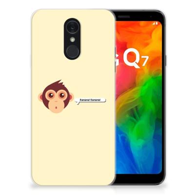 LG Q7 Telefoonhoesje met Naam Monkey LG Q7 Telefoonhoesje met Naam Monkey