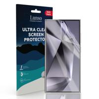 Lunso Samsung Galaxy S24 Ultra Duo Pack (2 stuks) Beschermfolie - Full Cover Screenprotector