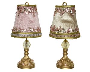 Lamp plastic sequin d8h14 cm a2 kerst - Decoris