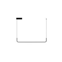 Lyora Strakke hanglampStrita zwart enkel - 9001102