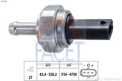 Sensor, uitlaatgasdruk 250002