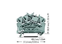 2002-6301  - Feed-through terminal block 5,2mm 24A 2002-6301 - thumbnail