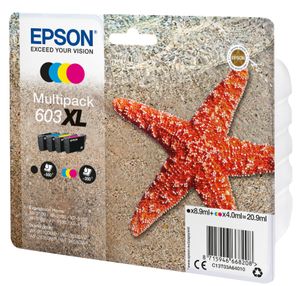 Epson Cartridge multipack zwart + kleur (4 stuks)