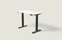Desktronic HomeOne bureau Zwart / Wit / 120x60 cm
