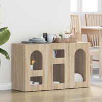 Dressoir Sonoma Eiken 100 x 35 x 59 cm Bewerkt hout