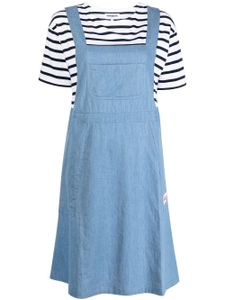 CHOCOOLATE robe-salopette en coton - Bleu