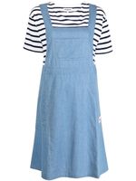 CHOCOOLATE robe-salopette en coton - Bleu