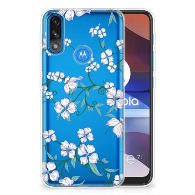 Motorola Moto E7/E7i Power Uniek | TPU Case | Blossom White