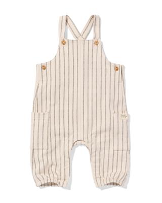 HEMA Newborn meegroei boxpakje strepen ecru (ecru)