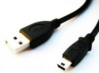 Gembird 1.8m USB 2.0 A/mini-USB M USB-kabel 1,8 m USB A Mini-USB B Zwart