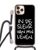 De Sleur: iPhone 11 Pro Transparant Hoesje met koord De Sleur: iPhone 11 Pro Transparant Hoesje met koord