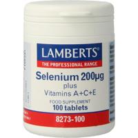 Lamberts Selenium 200mcg met vitamine A C E