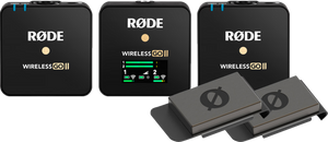 Rode Wireless Go II + Rode FlexClip Go (2x)