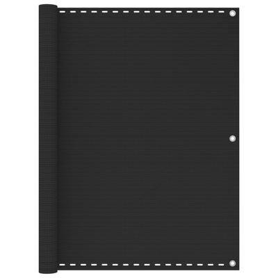 VidaXL Balkonscherm 120x300 cm hdpe antracietkleurig