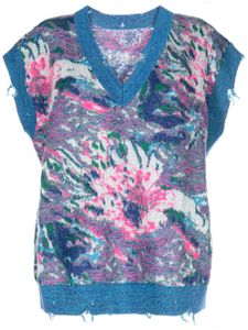 JNBY gilet à fleurs en jacquard - Multicolore