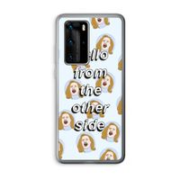 Hello: Huawei P40 Pro Transparant Hoesje